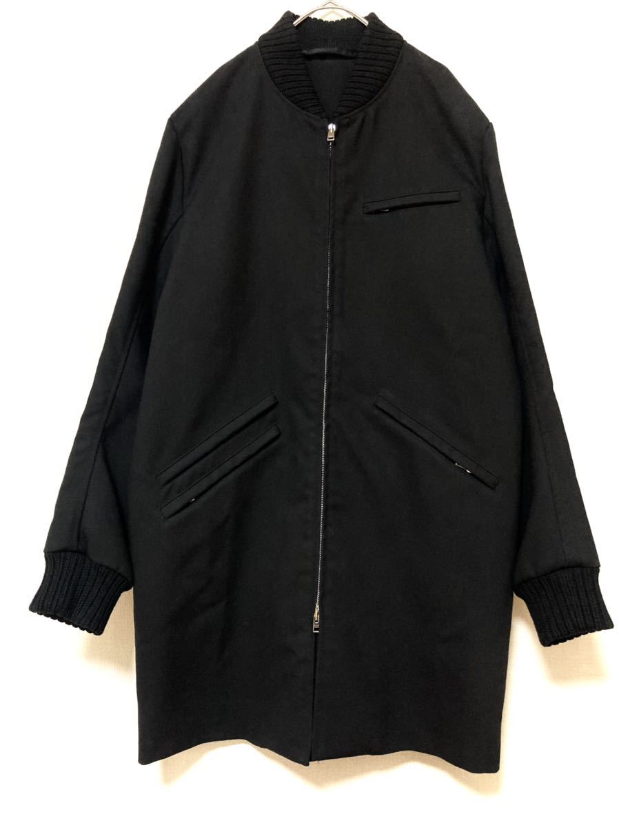 マルニ marni ロング ma-1 コットン ブルゾン ダブルジップ スリット 