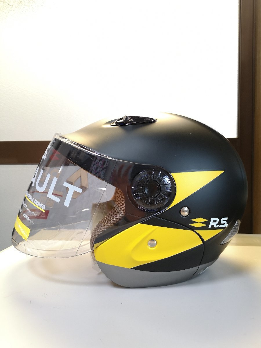 ルノー ヘルメット RENAULT 未使用 RN-207 ホワイト 57〜60cm未満SG