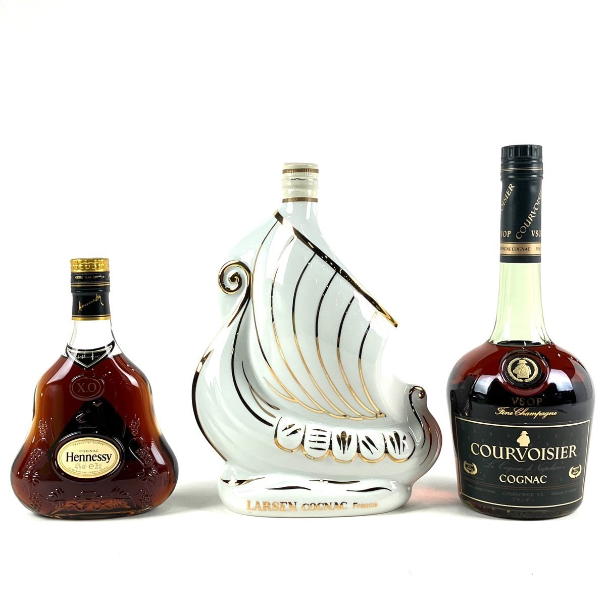 ブランデー 3本セット カミュ コニャック VSOP 3本 コニャック CAMUS 小ビン3本付き 3000ml 700ml 3本 Hennessy