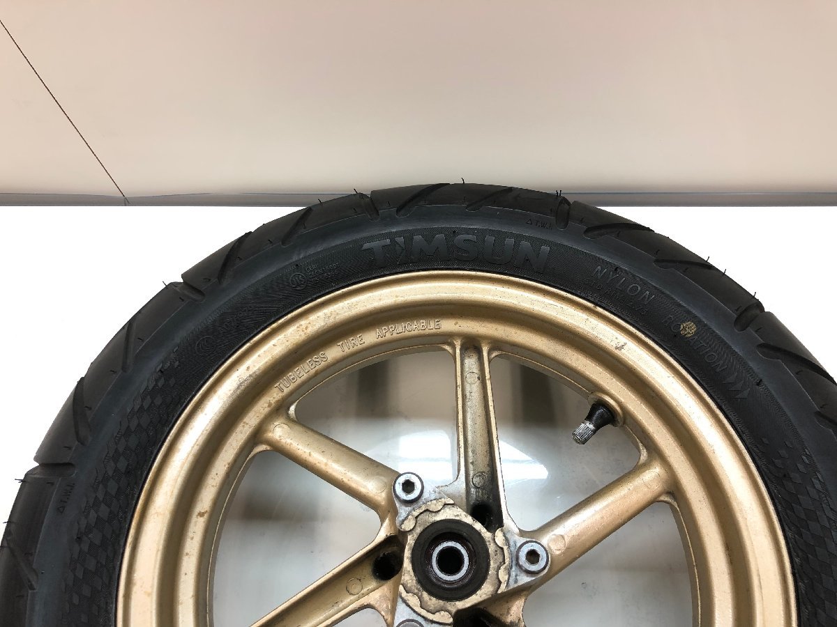 9) ホンダ エイプ 100 タイプD 純正 リア ホイール ディスク化 HC13 