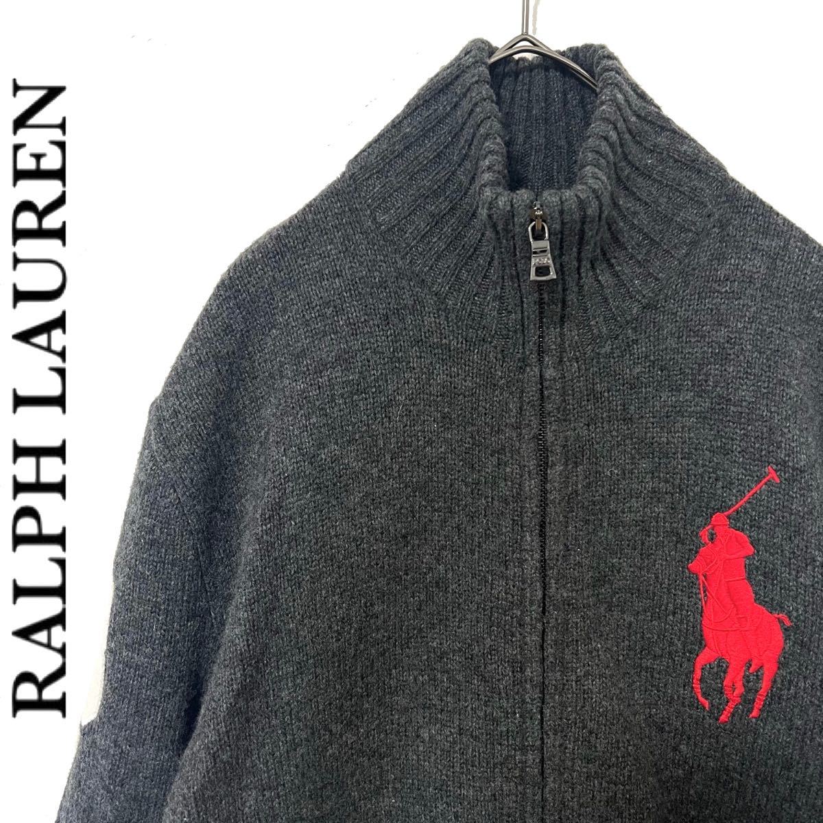 送料無料】RALPH LAUREN ラルフローレン フルジップ ニット ジャケット 