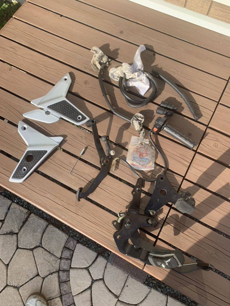 しししし。オーダーページ ホンダ ソニック から取り外しました。ステップ ミラー ブレーキレバー