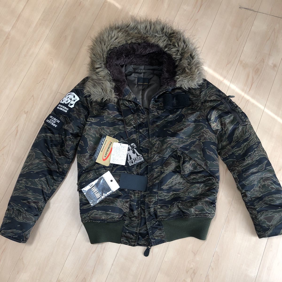 ヒステリックグラマー プリマロフト HYSTERIC GLAMOUR ライナー付 M-65 