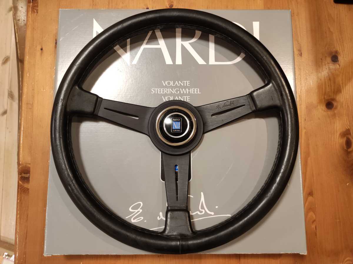 ナルディ NARDI クラシック ブラックレザー ブラックースポーク 