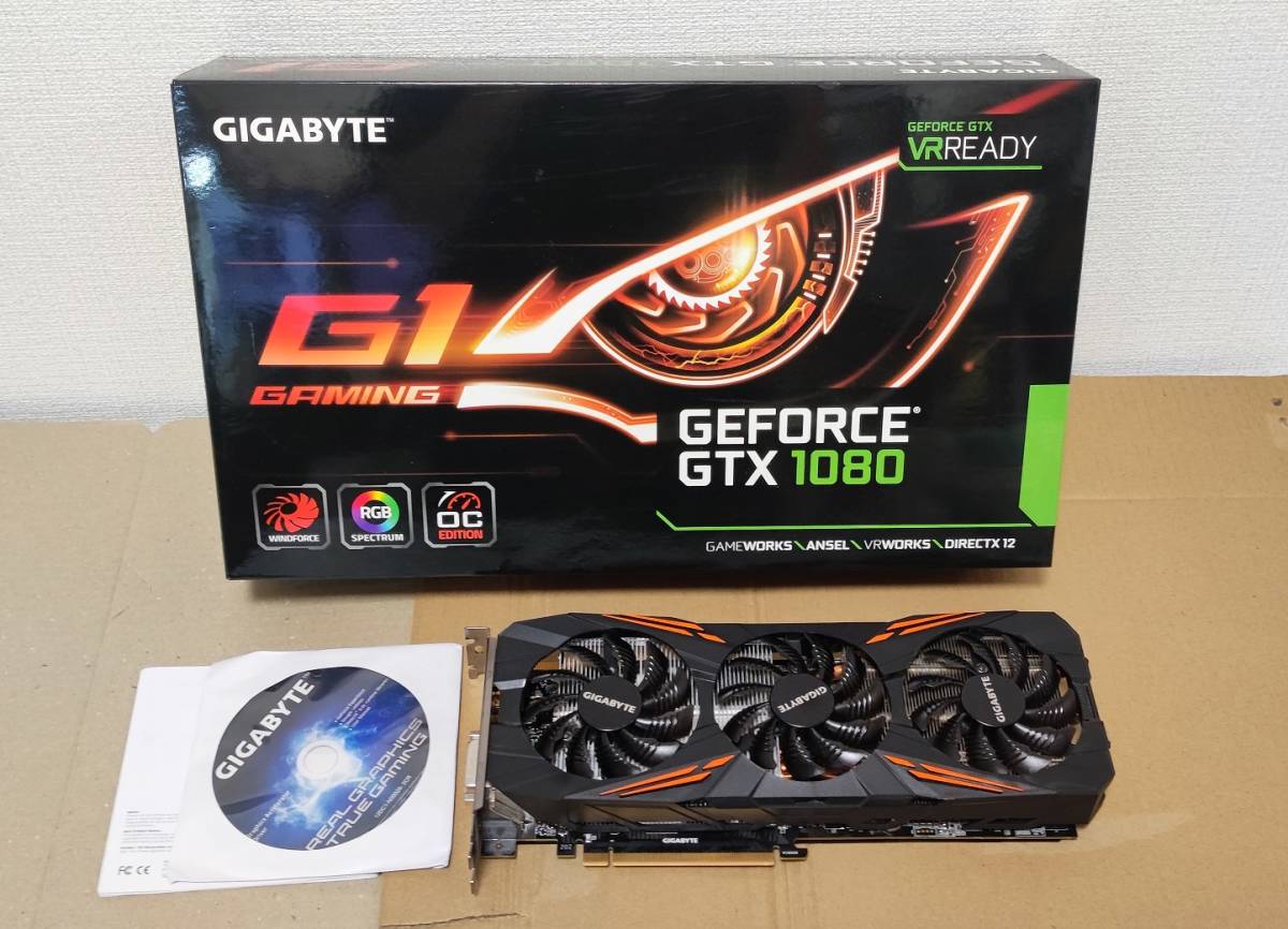 GIGABYTE GV-N1080G1 GAMING-8GD グラフィックボード Amazon
