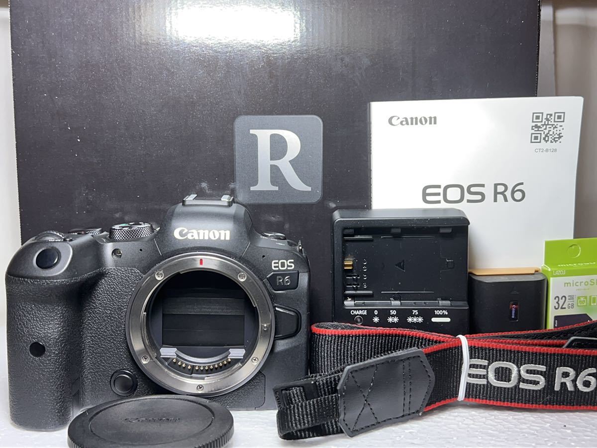 【新作入荷，正規品】 極 Canon キヤノン EOS R6 ミラーレス 一眼レフカメラ ボディ 32GBメモリ 元箱付き 6 ヶ月(キヤノン)｜売買されたオークション情報、yahooの商品情報をアーカイブ公開 - オークファン キヤノン