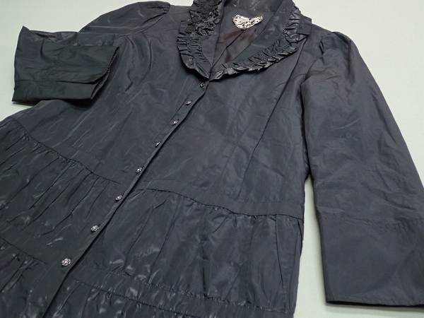 Rossa コート・44△インポートロッサ/大きいサイズ/黒/22*12*3-6 Rossa