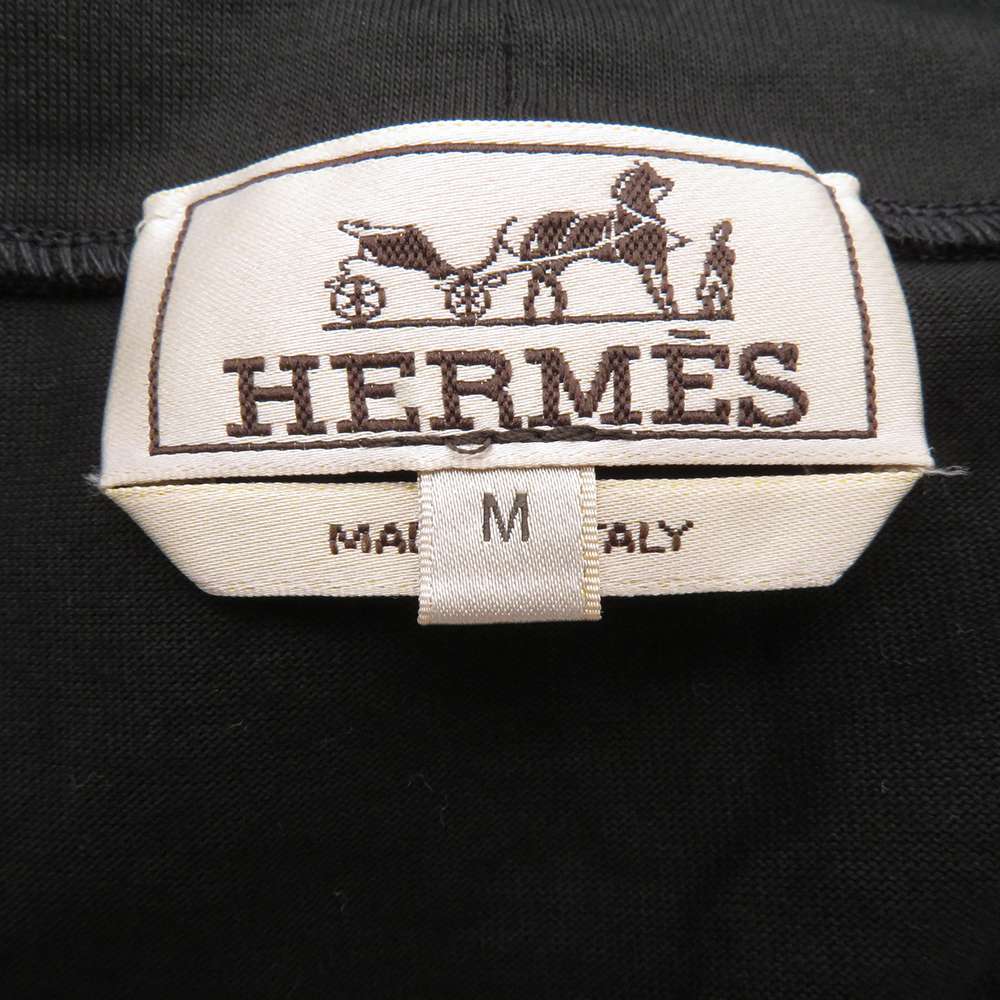 エルメス HERMES メンズ コットン タートルネック Tシャツ シャツ