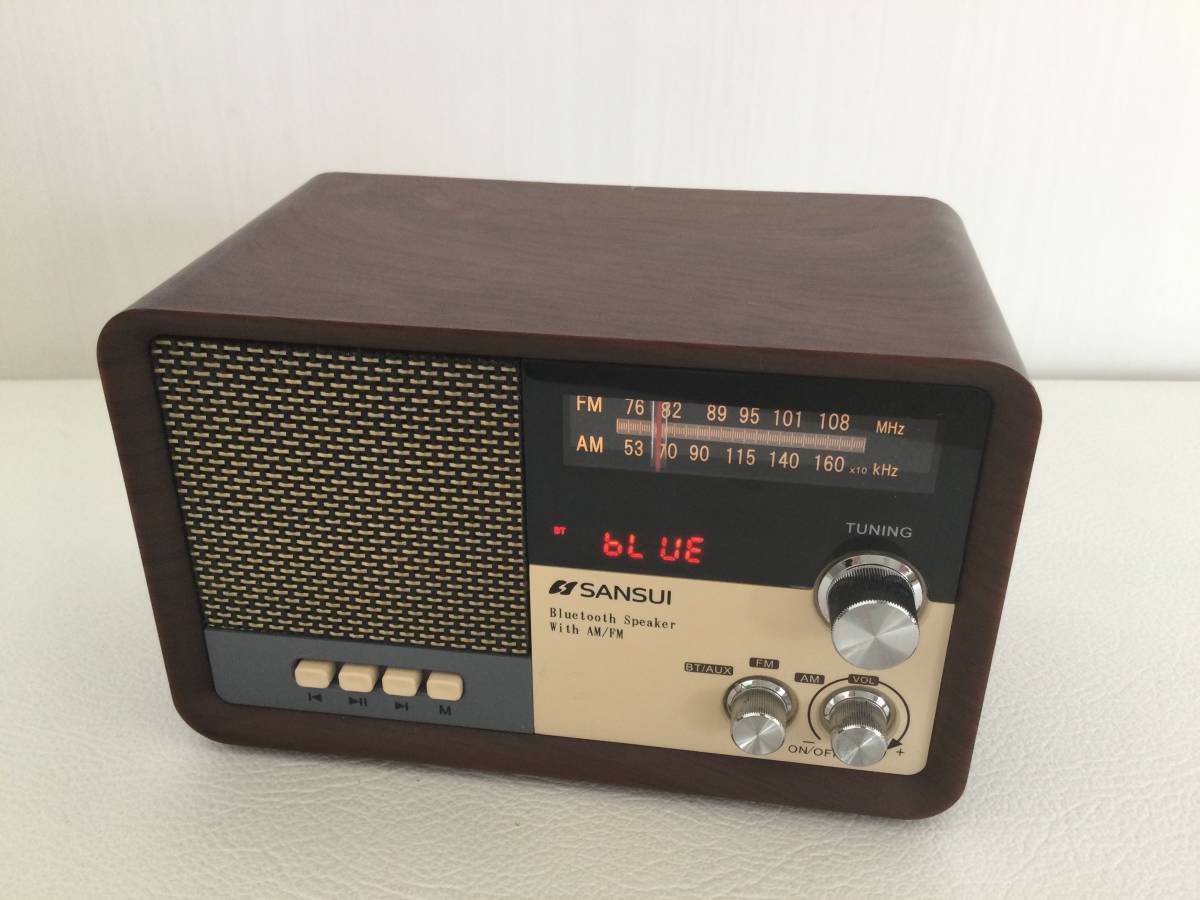 SANSUI サンスイ Bluetooth対応 ラジオスピーカー MSR-1 楽天市場