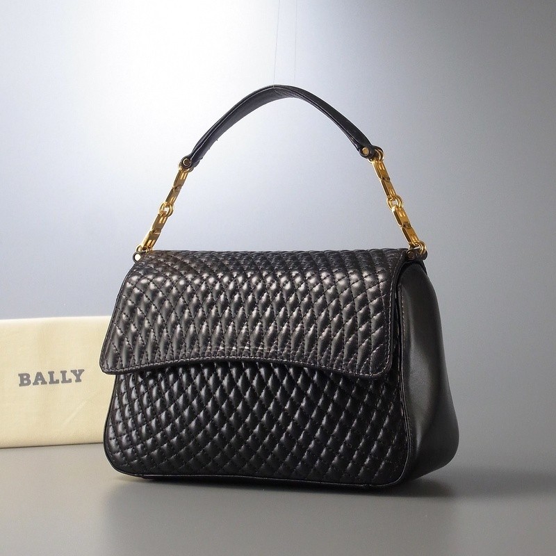 BGBD3011】BALLY バリー キルティングレザー ハンドバッグ バリー