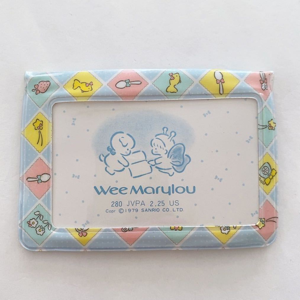 サンリオ昭和レトロ☆ウィーメリールー／パスケース☆1979年、Wee