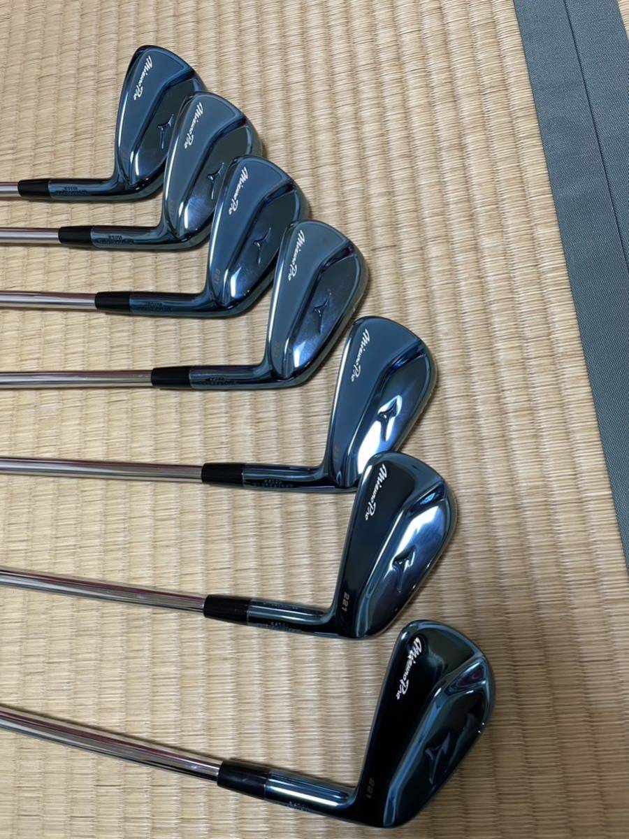 Mizuno アイアンセット ヘッドのみ Pro Mizuno 0 Limited Blue Edition Iron Set Ion Forged 4-P アイアン