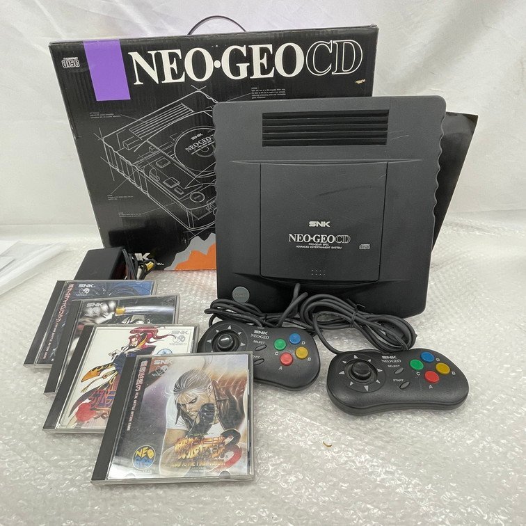 ALAU6013】NEO GEO CD 本体 ソフト サムライスピリッツ 餓狼伝説 お