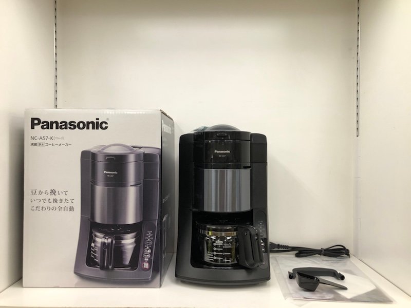 新作，HOT 221220RM490055 品 Panasonic パナソニック 沸騰浄水コーヒーメーカー NC-A57 2022年製(コーヒーメーカー一般)｜売買されたオークション情報、yahooの商品情報をアーカイブ公開 - オークファン コーヒーメーカー一般