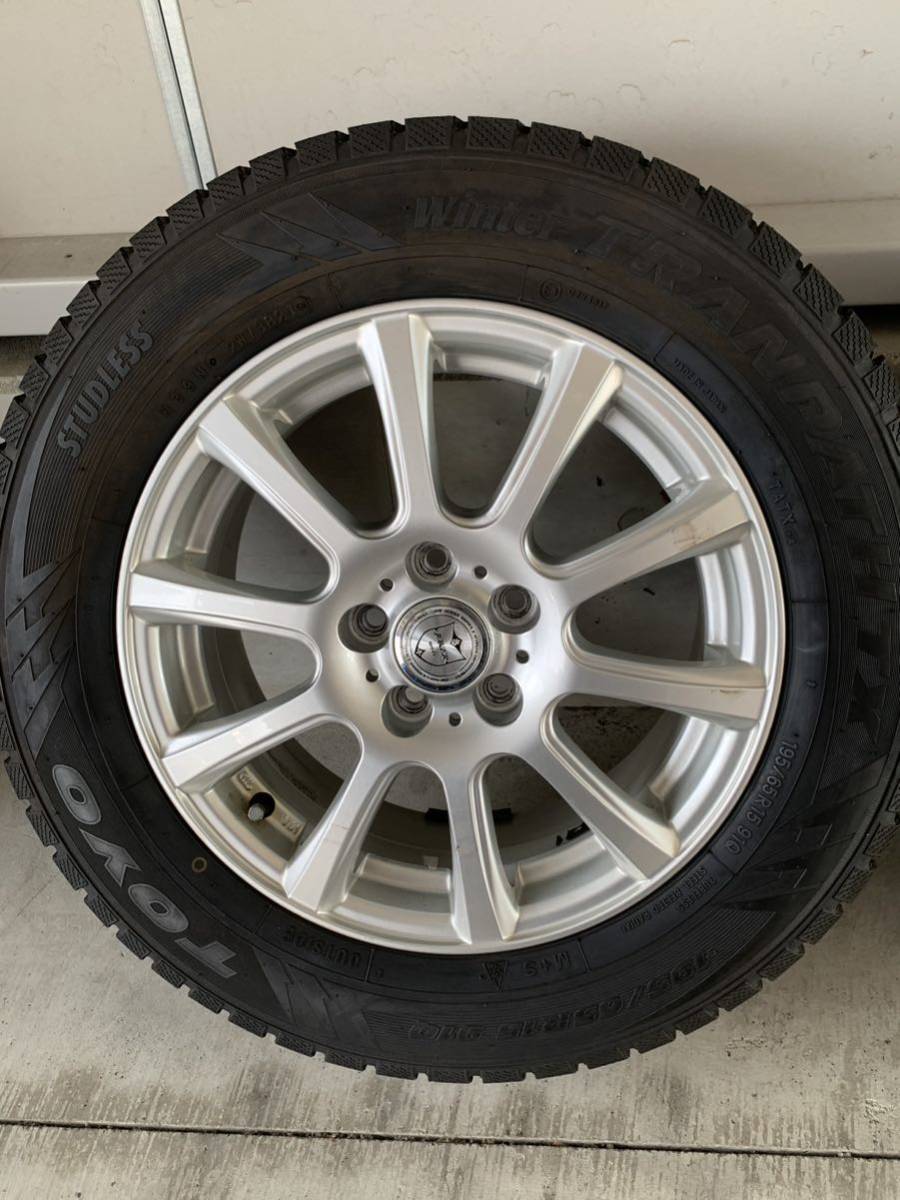 ★2021年製スタッドレス★195 65 15 トランパスX プリウス、ウィッシュ、シエンタ等 TOYO winter tranpath 2025年製]トーヨータイヤ 0 5H114.3