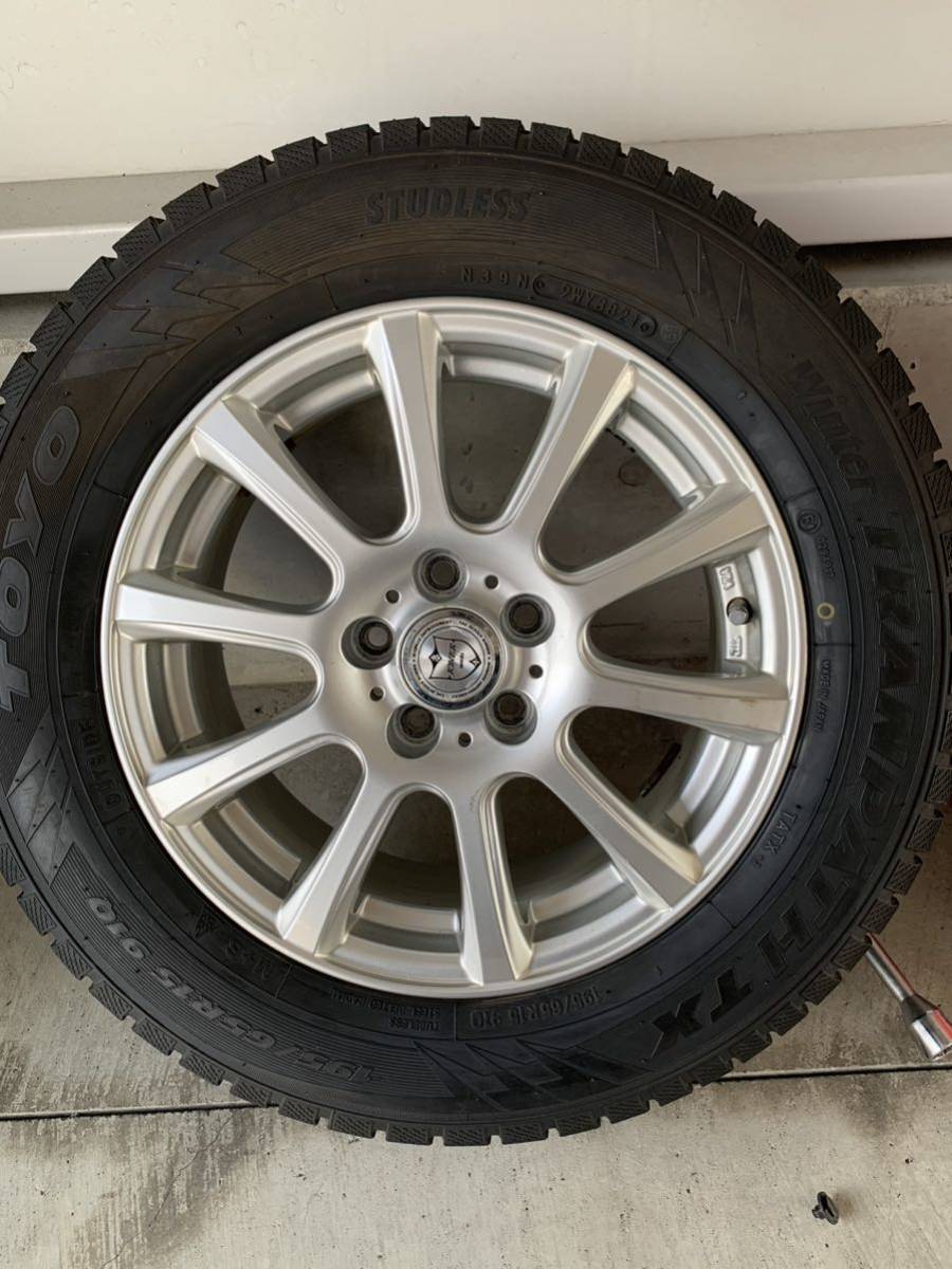 ★2021年製スタッドレス★195 65 15 トランパスX プリウス、ウィッシュ、シエンタ等 TOYO winter tranpath 2025年製]トーヨータイヤ 0 5H114.3