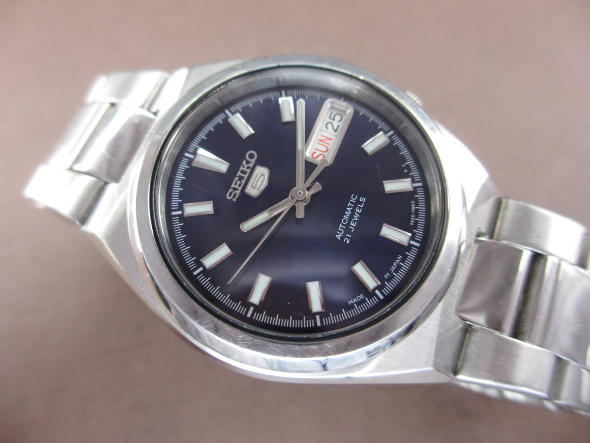 腕時計/SEIKO 5/セイコー 5/7S26-02S0/AUTOMATIC/自動巻き 21石/動作品 