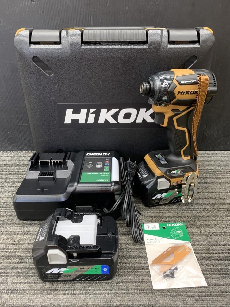 013♪未使用品♪ハイコーキ HiKOKI コードレスインパクトドライバ WH36DC 2XPS(GC) 限定色グランドキャメル