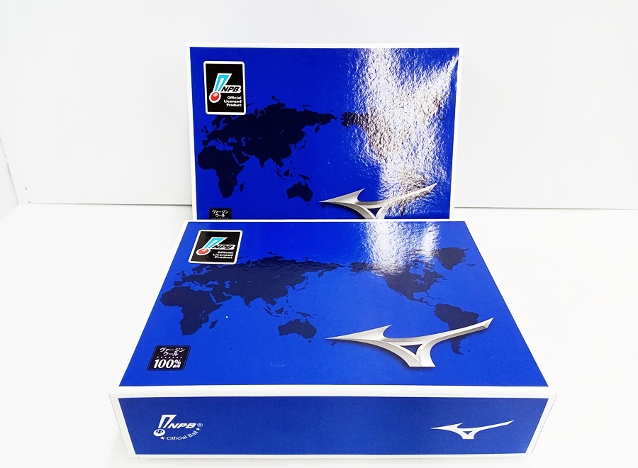 下松)【未使用】mizuno ミズノ 硬式用 NPB試合使用球2ダース 24個 1BJBH50000 青袋 ◆N2212081 JN25B