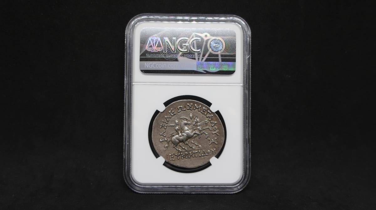 年末感謝！・満点評価！・1円出品】 バクトリア エウクラティデス 紀元前170-145 テトラドラクマ銀貨 XF5/5-5/5 NGC アンティーク コイン(ヨーロッパ)｜売買されたオークション情報、Yahoo!オークション(旧ヤフオク!) の商品情報をアーカイブ公開 -  オークファン（aucfan.com）