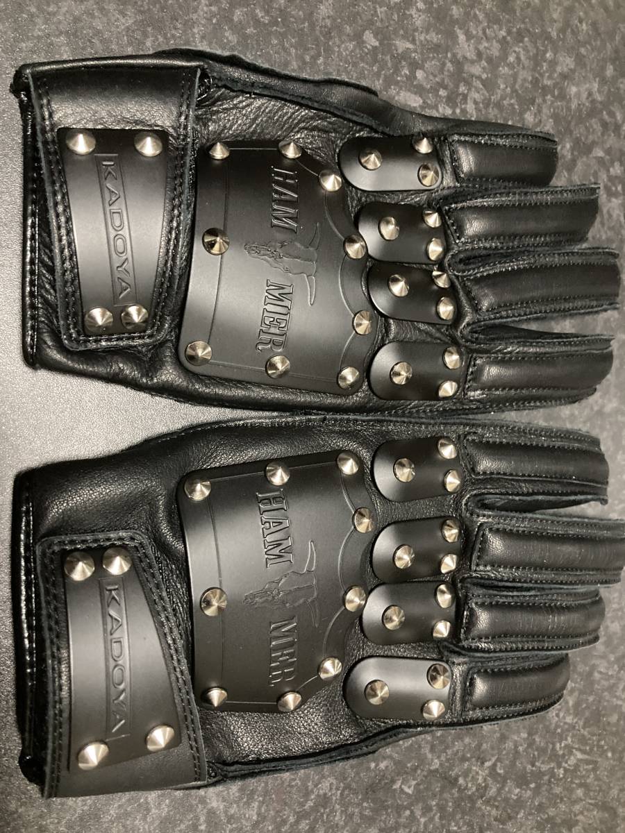 ハンマーグローブ　KADOYA 新品未使用品 カドヤ 革手袋 ハンマーグローブ｜カドヤ公式オンラインショップ｜ﾊﾝﾏｰ 2026年最新ハンマーグローブ カドヤの人気アイテム ☆KADOYA☆ハンマーグローブ☆BK