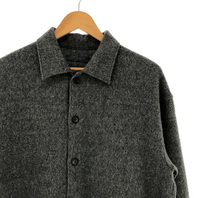 新品】 semoh / セモー | ウール スリット ワイド シャツ ジャケット 