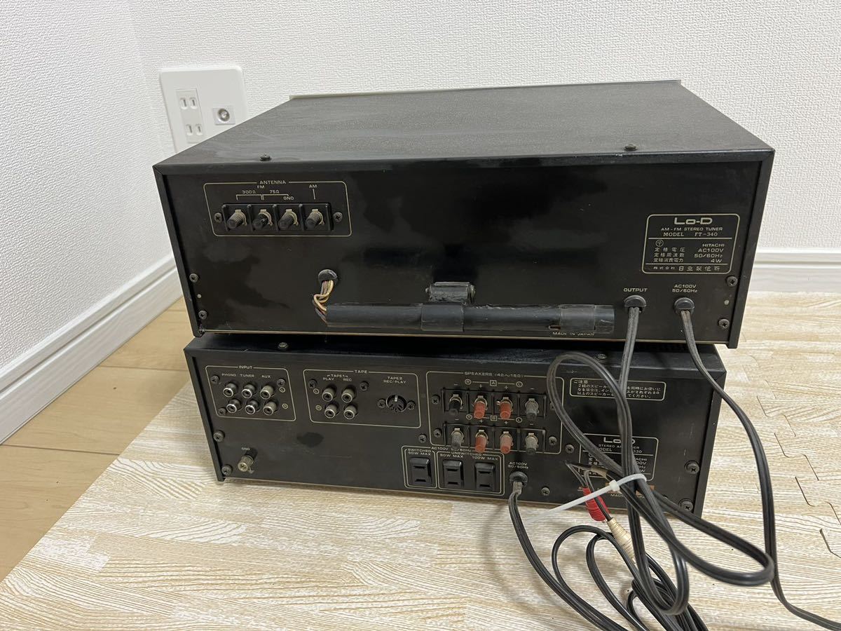 通電確認のみ】 Lo-D ステレオアンプ HA-330 Yahoo!オークション -「lo