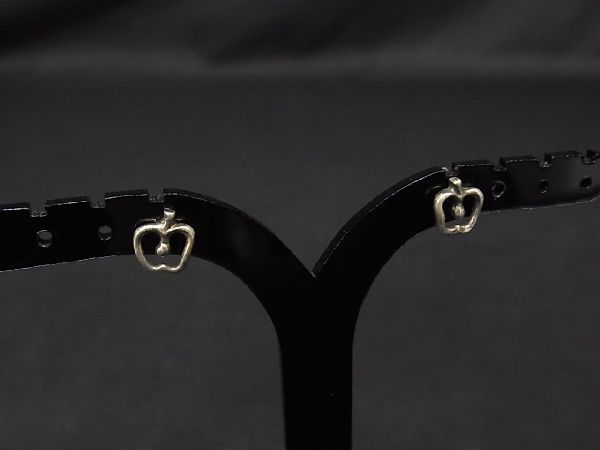 1円 TIFFANY&Co. ティファニー エルサペレッティ SV925 アップル ピアス 耳飾り アクセサリー レディース シルバー系 AE2055uM