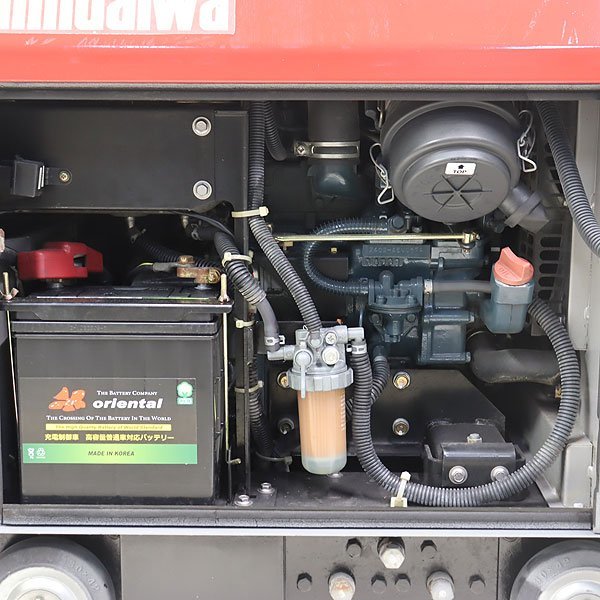 発電機 インバーター shindaiwa IDG3100M 建設機械 軽油 100V