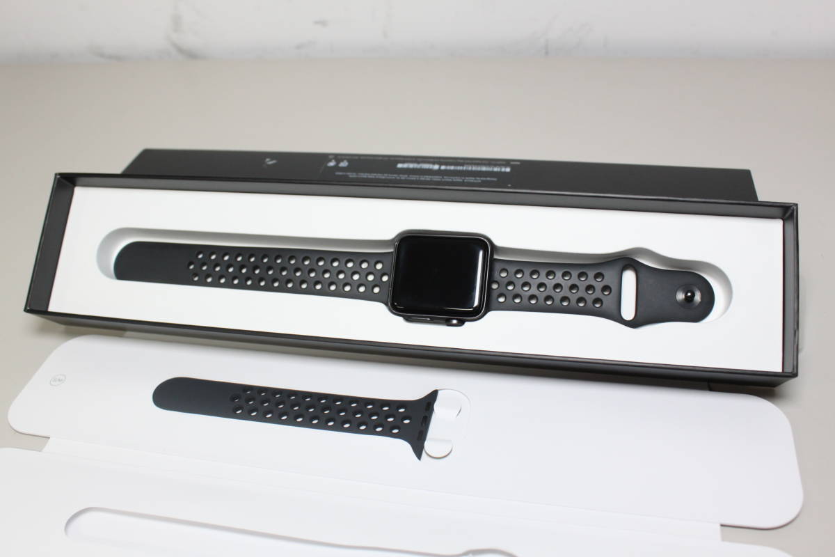 ジャンク品】Apple Watch Nike+ Series 3/42mm/GPS ④ Series Watch 0 