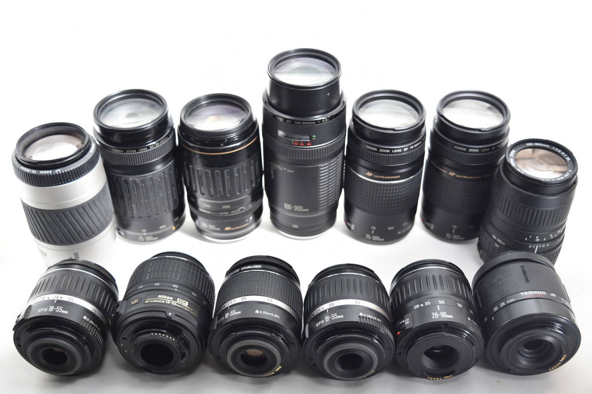  CANON EF 75-300mmなどの望遠レンズ等まとめ売り ジャンク品(キヤノン)｜売買されたオークション情報、yahooの商品情報をアーカイブ公開 - オークファン キヤノン