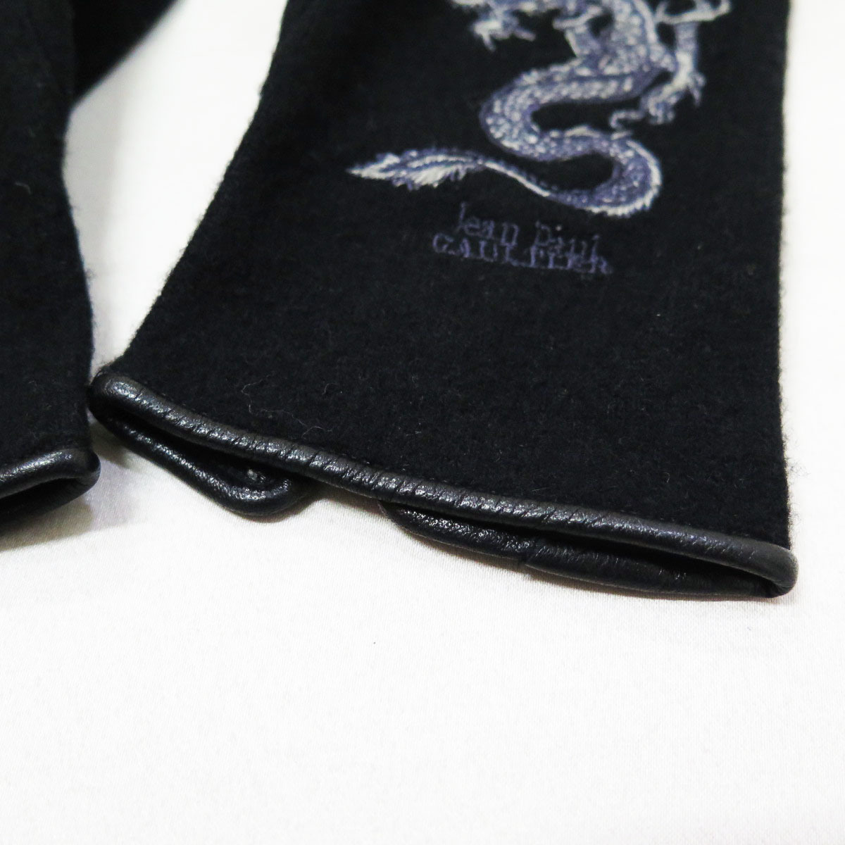 Jean Paul GAULTIER DRAGON WOOL GLOVES VINTAGE ジャンポールゴルチェ 