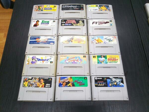 ジャンク スーパーファミコンカセット 32本セット