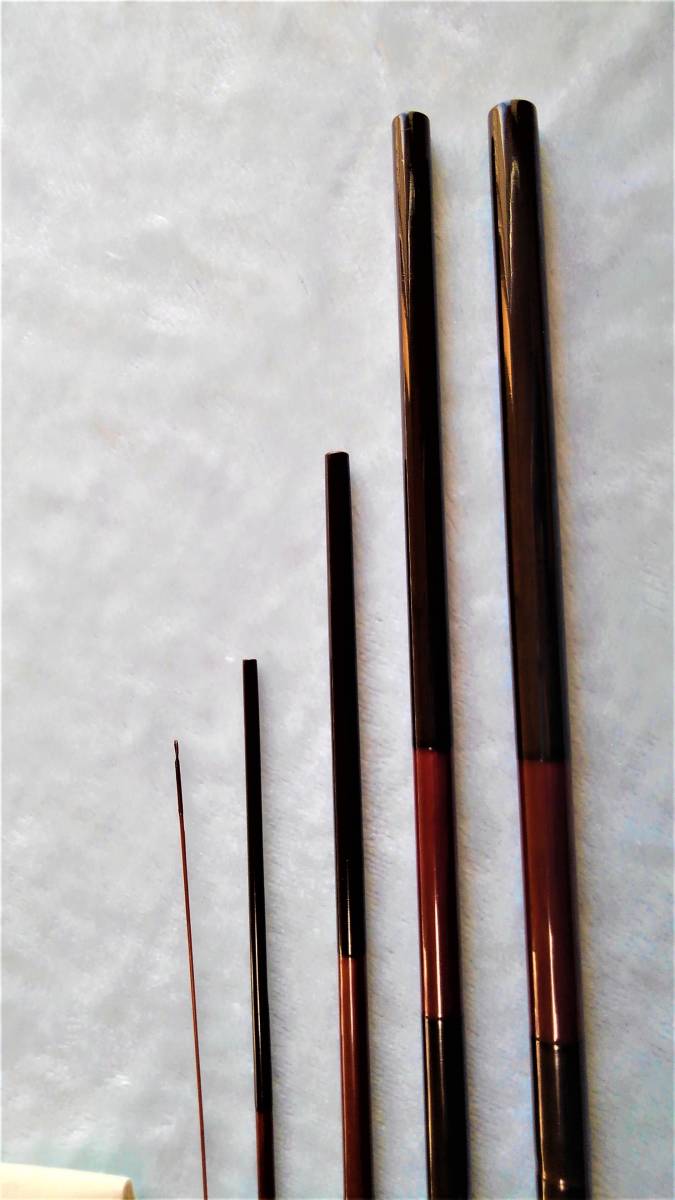 美品・竹水・総塗り節巻15尺・ヘラブナ竿・へらぶな竿・ヘラ竿・へら