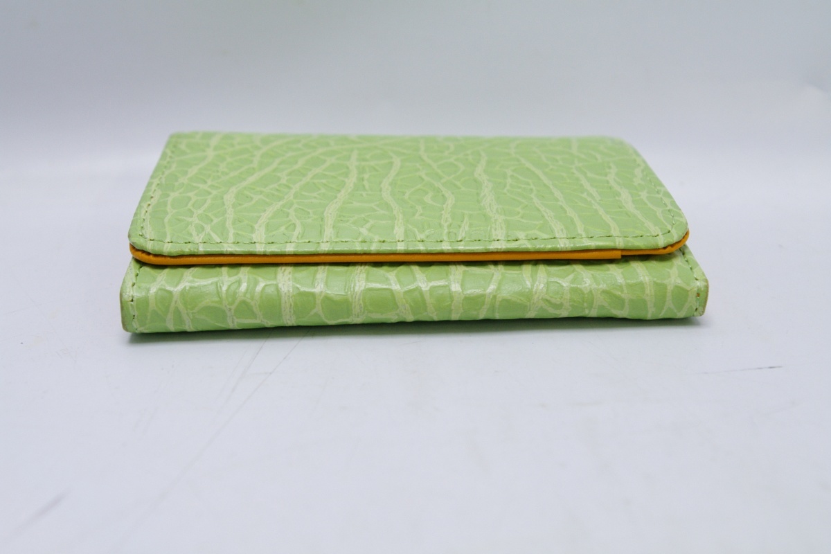 MELON & CO レザー メロン 中古品 赤肉メロンなビジネス名刺入れ（牛革