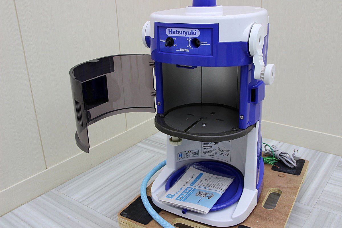 送料無料！超美品！18年 中部コーポ 初雪 氷削機 HB-320A かき氷