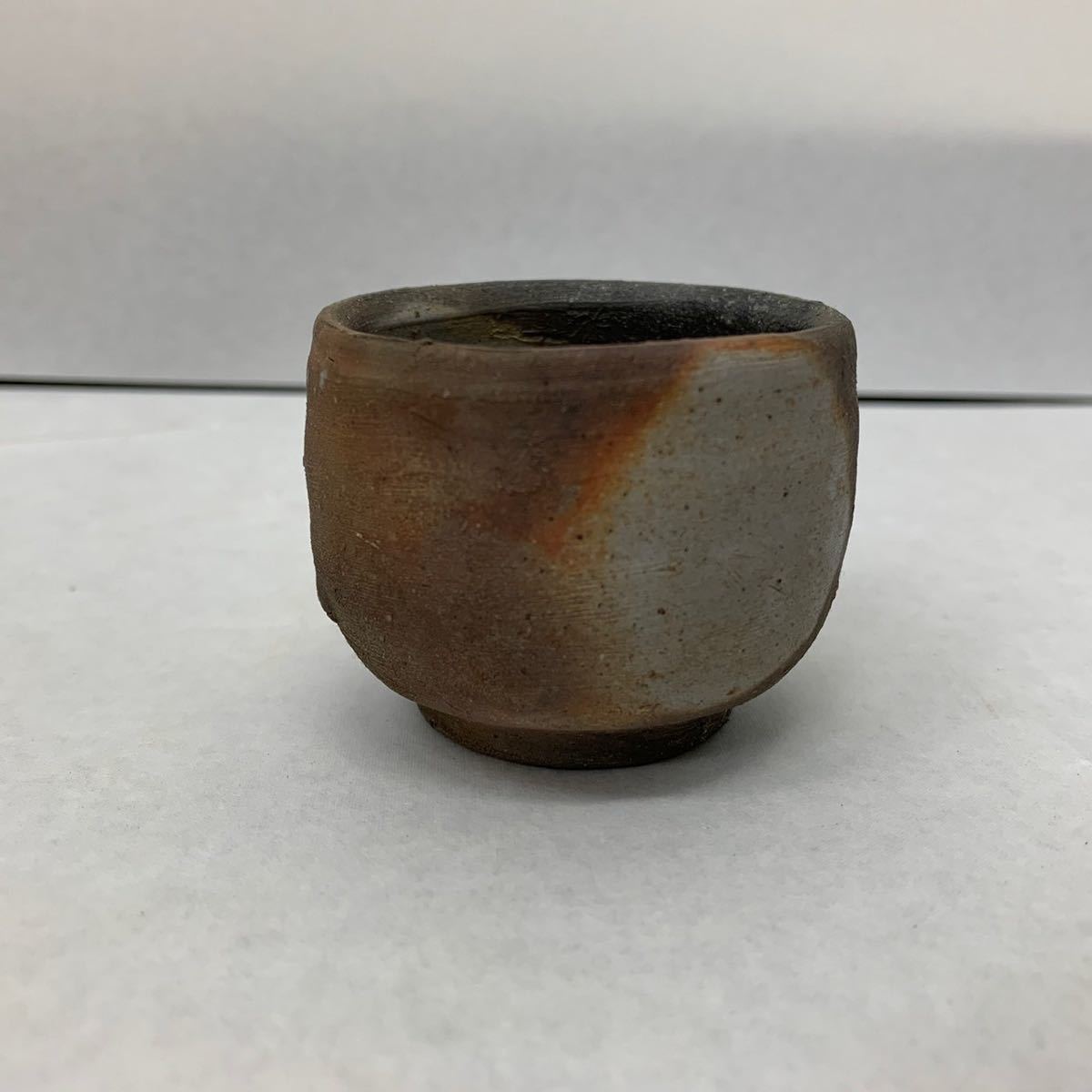 備前焼 湯呑 森風来 桐共箱入り 備前焼 湯呑 森風来 桐共箱入り 備前焼