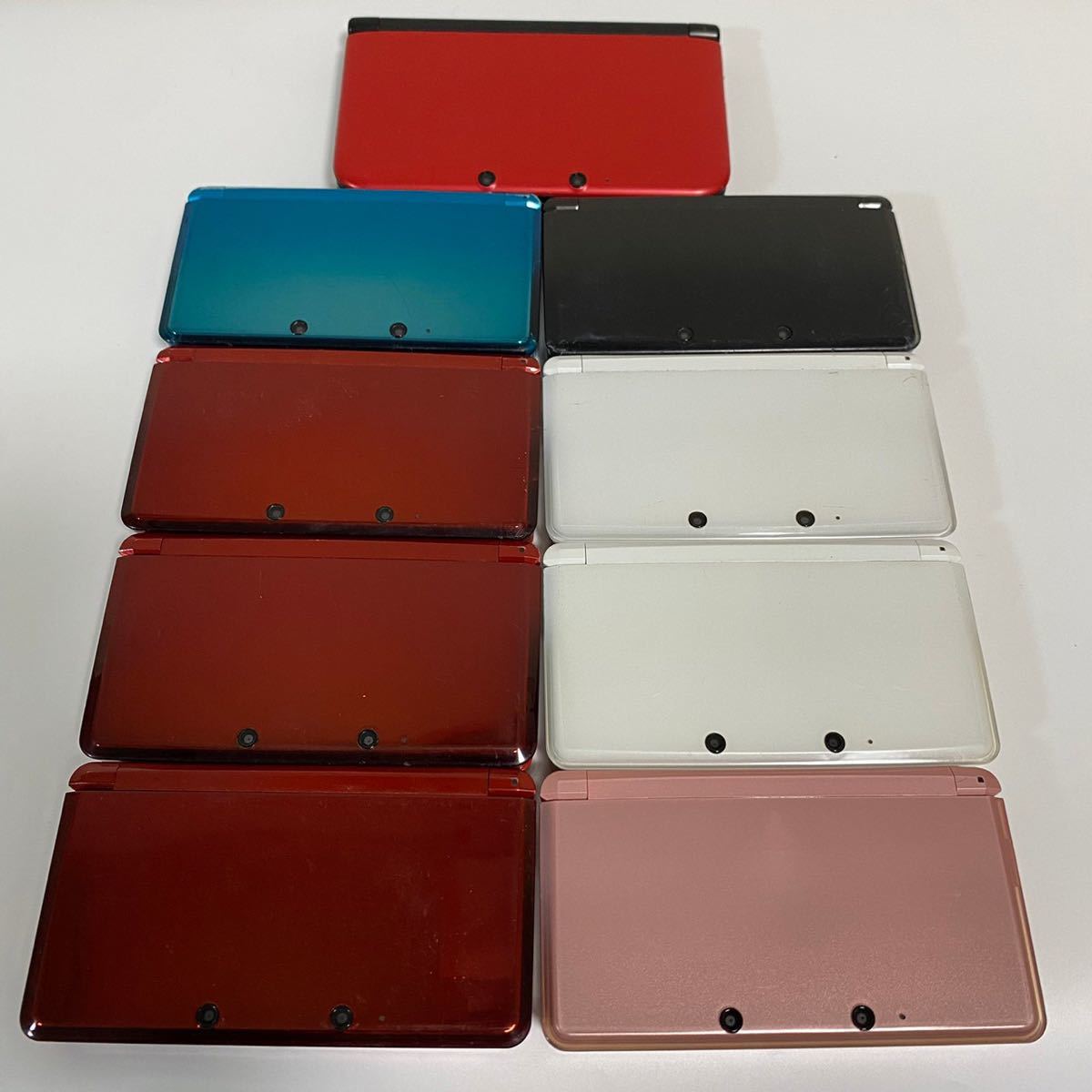 人気定番，HOT 9台セット ニンテンドー3DS 8台 ニンテンドー3DS LL レッド&times;ブラック 1台 任天堂 Nintendo 本体 まとめ売り ゲーム機本体 ジャンク(ニンテンドー3DS LL本体)｜売買されたオークション情報、yahoo ニンテンドー3DS LL本体