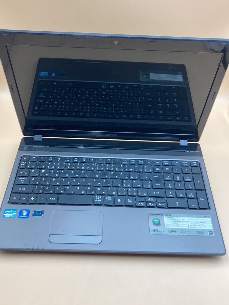【動作確認済み】acer／Aspire 5750／Core i5／ノートパソコン