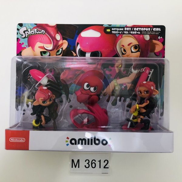 M3612 ●新品 未開封 / 即決●amiibo トリプルセット タコガール/タコ/タコボーイ●アミーボ スプラトゥーンシリーズ/ Nintendo Switch