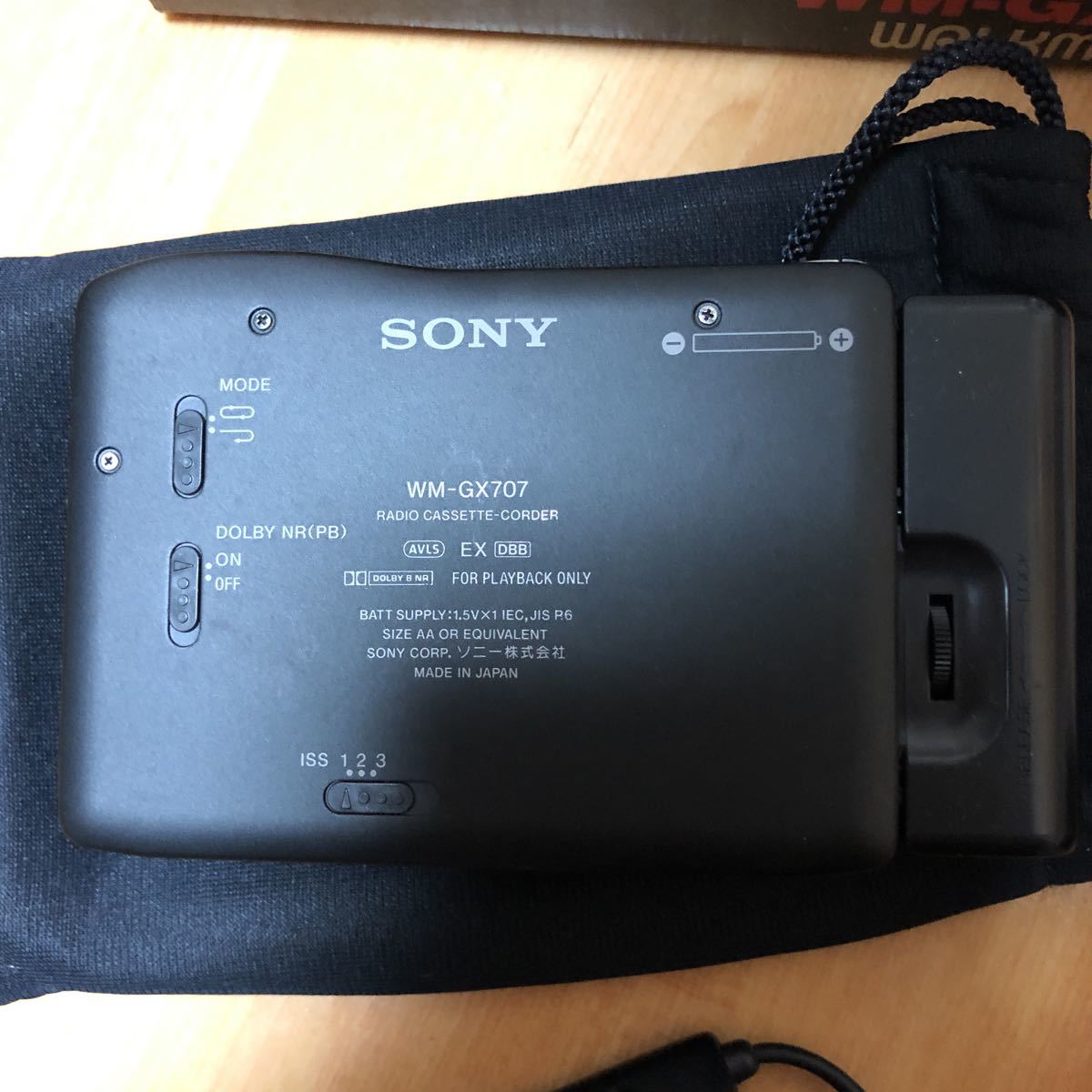 ジャンク】SONY WALKMAN WM-GX707 カセットプレーヤー・ウォークマン