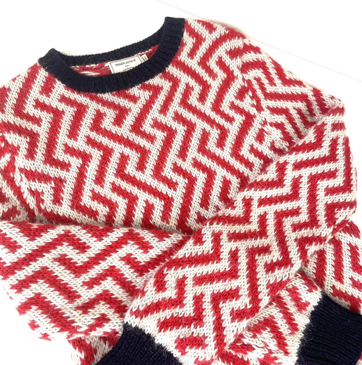 MAISON KITSUNE マフラー・ストール - マフラー ブルー ○maison