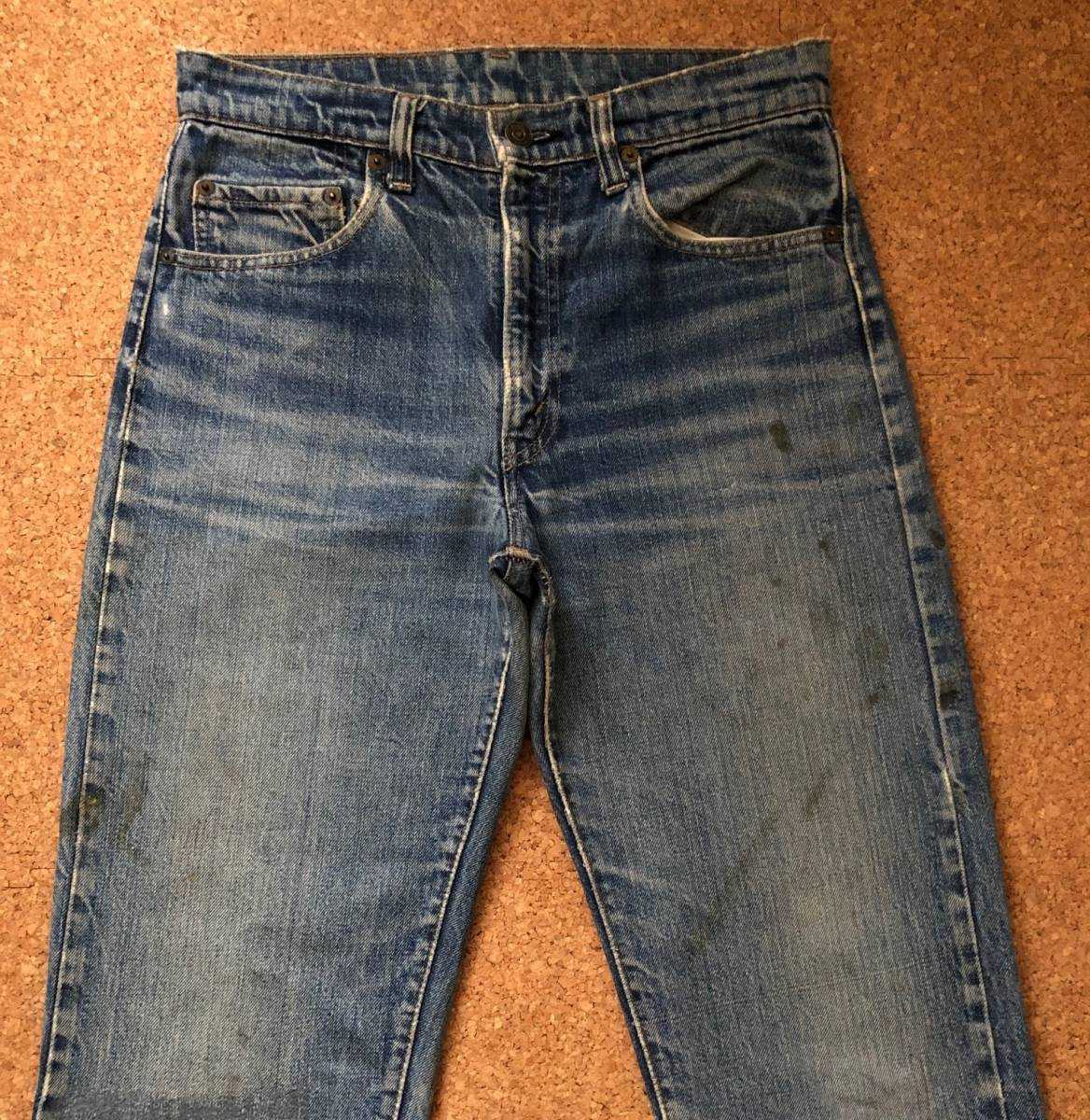 リーバイス505 70年代LEVIS 赤耳 66前期 色落ち最高 ヒゲ ロング
