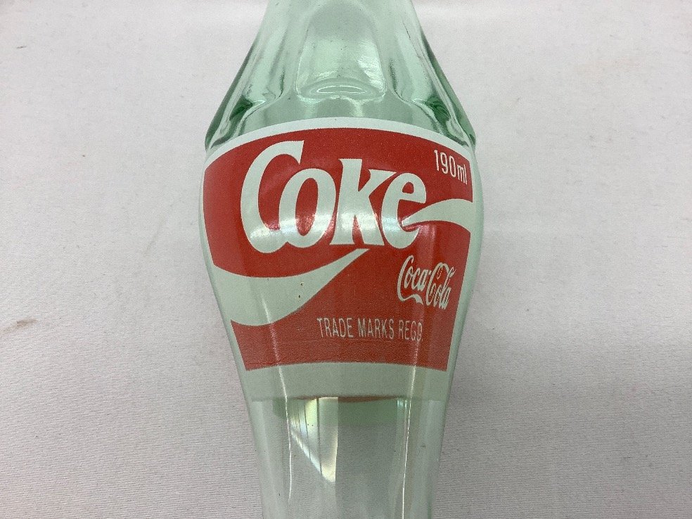 コカ・コーラ 空き瓶/変形瓶/インテリア/オブジェ/190ml 中古品 ACB