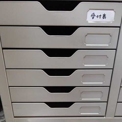 レターケース スチール製 書類棚 書類入れ 収納棚 事務用品 昭和レトロ