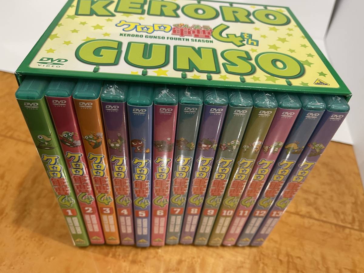 ☆DVD-BOX ケロロ軍曹1～4シーズン 4BOX(DVD52枚)セット 中古・美品