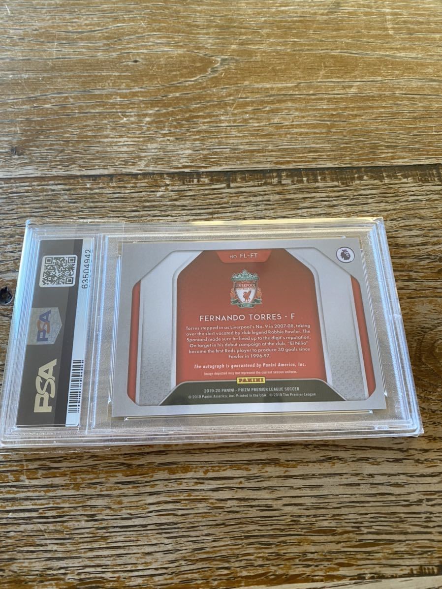 PSA9 フェルナンド トーレス 直筆サインカード サガン鳥栖 スペイン