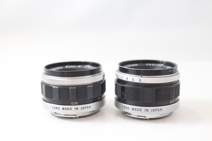 ジャンク】オリンパス OLYMPUS F.ZUIKO Auto-S 38mm F1.8 ×2個 レンズ