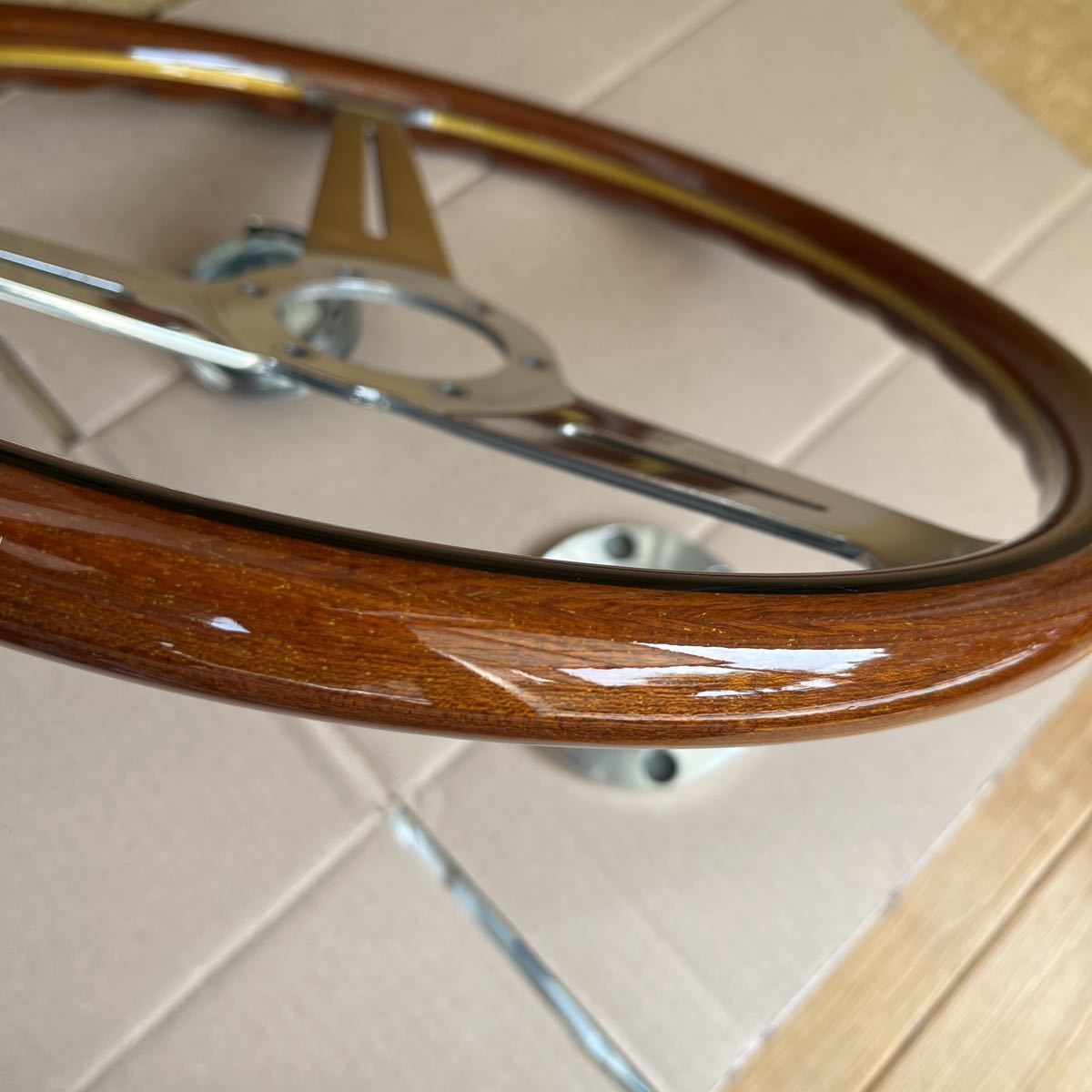 ナルディ NARDI ウッドステアリング ナルディウッドステアリング当時物