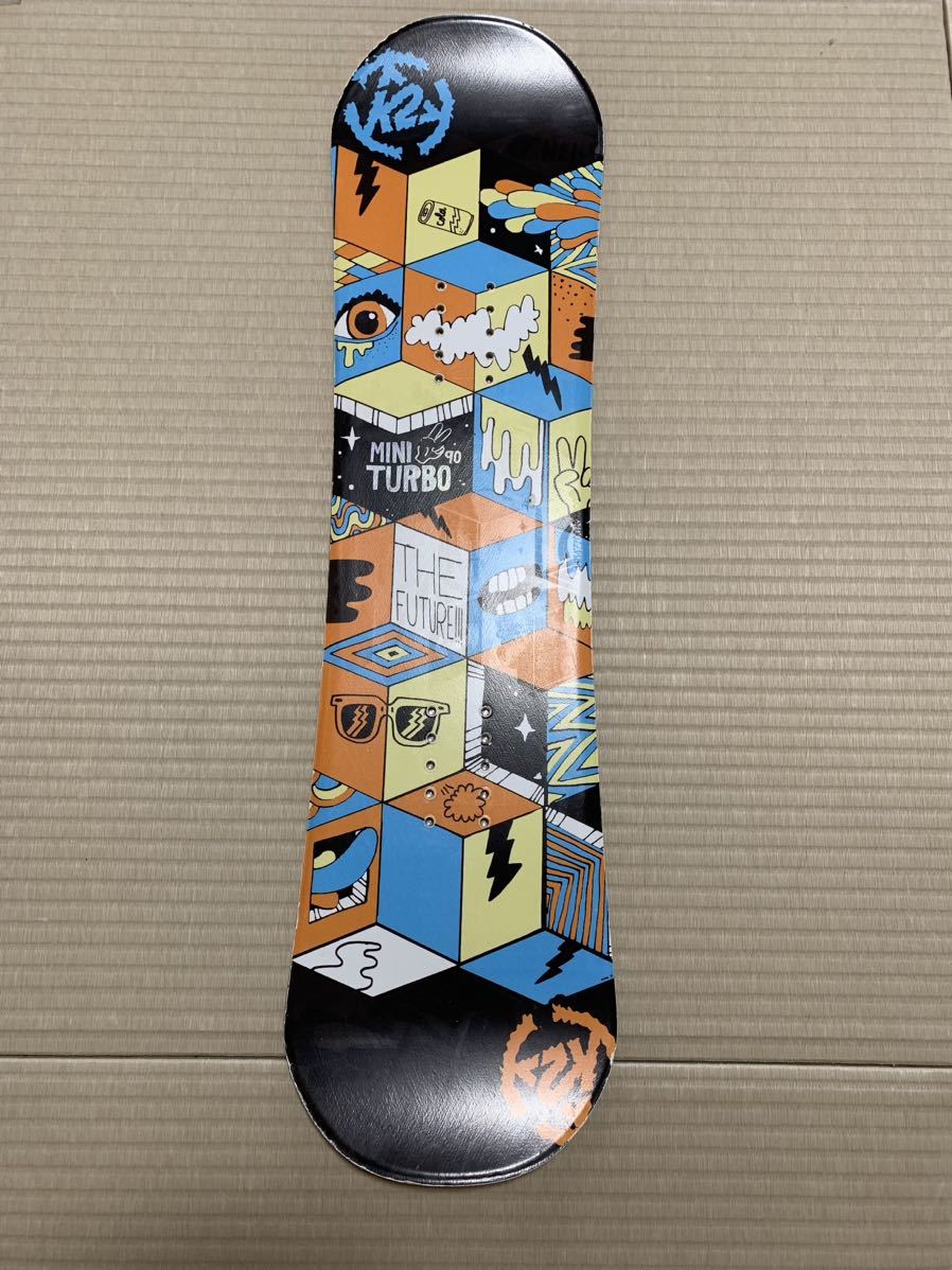 K2 キッズ スノーボード板 90センチ MINI TURBO 中古 ベースワックス済